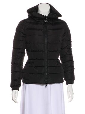 Authentic Moncler Artemis Giubbotto Black Down Puffer Jacket | Size 0 (XS)
